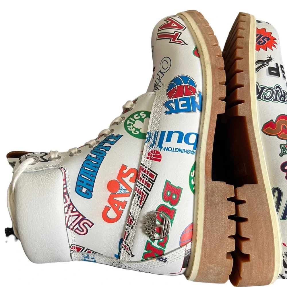 Timberland NBA Mitchell & Ness x NBA “East Meets West” Premium Size 9.5 … - Picture 12 of 15